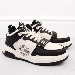 Buty sportowe męskie wysokie ocieplane Big Star OO174557. Buty sportowe męskie BIG STAR, bez wzorów, ze skóry ekologicznej, bez zapięcia. Za 110.00 zł.
