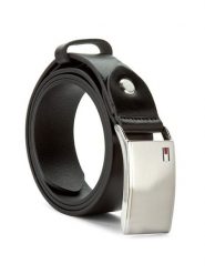 Tommy Hilfiger Pasek Męski Th Plaque Belt 3.5 Adj AM0AM01995 Czarny. Czarne paski męskie Tommy Hilfiger, ze skóry. Za 149.99 zł.