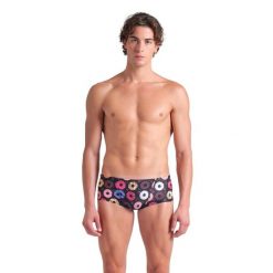 Szorty kąpielowe męskie Arena Donuts Low Waist. Czarne kąpielówki męskie ARENA, m, bez wzorów. Za 199.99 zł.