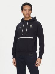 Nike Bluza Chelsea FC Standard Issue FN7766 Granatowy Regular Fit. Niebieskie bluzy męskie Nike, m, bez wzorów, z bawełny, bez ramiączek, bez kaptura. Za 409.99 zł.
