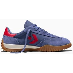 Buty sportowe męskie Converse Run Star Trainer. Niebieskie buty sportowe męskie Converse, bez wzorów, z zamszu, bez zapięcia. Za 590.00 zł.