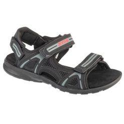 Sandały Joma S.Zeus 2501 SZEUS2501 czarne. Czarne sandały męskie na lato, bez wzorów, z gumy, bez zapięcia. W wyprzedaży za 207.16 zł.