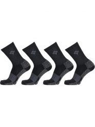 Skarpety męskie Columbia 4Pp Moisture Control Basic Crew. Czarne skarpety męskie Columbia, bez wzorów, z materiału. Za 99.00 zł.