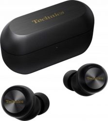 Technics wireless earbuds EAH-AZ100E-K, black. Czarne słuchawki bezprzewodowe Technics. Za 1,268.99 zł.
