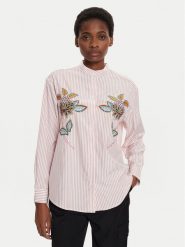 Desigual Koszula Nagano 24WWCW40 Różowy Regular Fit. Czerwone koszule damskie Desigual, m, bez wzorów, z syntetyku, bez kołnierzyka, bez ramiączek. Za 499.99 zł.