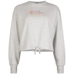 Bluza O'Neill All Year Crew, Kobiety. Białe bluzy damskie O'Neill, xs, bez wzorów, z bawełny, bez ramiączek, bez kaptura. Za 390.00 zł.