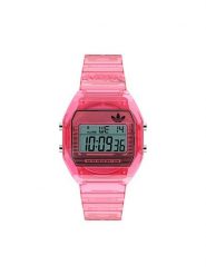 Adidas Zegarek AO Street Digital Two Crystal AOST25540 Różowy. Czerwone, cyfrowe zegarki męskie Adidas, bez wzorów. Za 439.99 zł.