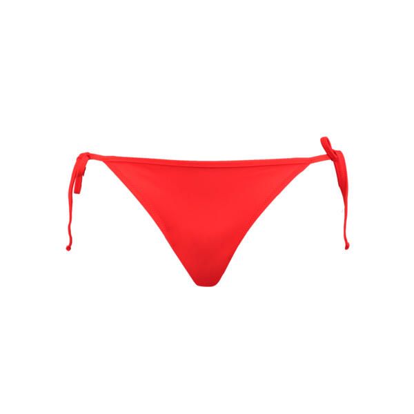 Dół od bikini Dameskie Puma wiązane po bokach w kolorze czerwonym. Czerwone bikini Puma, l, bez wzorów. Za 61.99 zł.