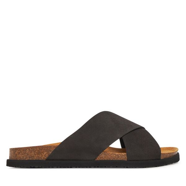 Klapki Scholl. Czarne klapki męskie Scholl, bez wzorów, bez zapięcia. Za 239.99 zł.