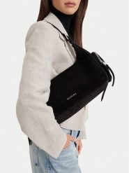 Badura Torebka EO-LA323-2736 Czarny. Czarne listonoszki damskie Badura, bez wzorów, ze skóry, bez dodatków. Za 399.99 zł.