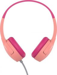 Słuchawki Belkin Belkin SoundForm Mini Zestaw słuchawkowy Przewodowa Opaska na głowę Połączenia/Muzyka/Sport/Codzienność Różowy. Czerwone słuchawki nauszne Belkin. Za 140.84 zł.