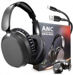 Słuchawki JG Smart Słuchawki Nauszne Bluetooth 5.3 ANC Mikrofon Mini Jack 3.5mm +Bezprzewodowe. Słuchawki nauszne JG Smart. Za 109.99 zł.