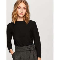 Sweter - Czarny. Czarne swetry męskie Reserved, l, bez wzorów, bez kołnierzyka, bez ramiączek. Za 99.99 zł.