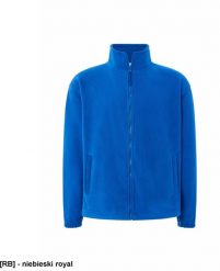 JHK Bluza z mikropolaru, wykończenie antypilingowe, suwak w kolorze polaru niebieski royal S. Niebieskie bluzy męskie JHK, m, bez wzorów, z polaru, bez ramiączek, bez kaptura. Za 55.18 zł.