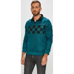Review - Bluza. Niebieskie bluzy męskie Review, l, bez wzorów, z bawełny, bez ramiączek, bez kaptura. W wyprzedaży za 129.90 zł.