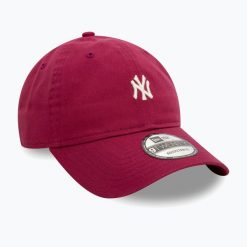 Czapka z daszkiem New Era Mini Washed 9Twenty New York Yankees. Czerwone czapki damskie New Era, na zimę, bez wzorów. Za 119.99 zł.