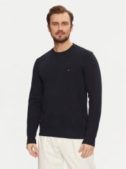 Tommy Hilfiger Bluza Essential MW0MW37237 Granatowy Regular Fit. Niebieskie bluzy męskie Tommy Hilfiger, m, bez wzorów, z bawełny, bez ramiączek, bez kaptura. Za 289.99 zł.