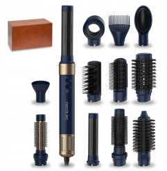 Lokówko-suszarka do włosów Cecotec Bamba CeramicCare 12in1 AirGlam Blue. Lokówki Cecotec. Za 639.12 zł.