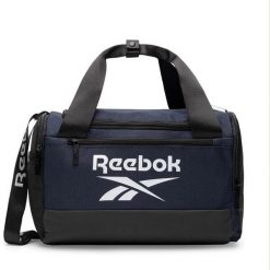 Torba sportowa Reebok. Niebieskie torby sportowe męskie Reebok, bez wzorów, małe. Za 119.99 zł.