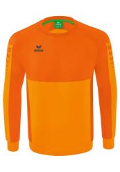 Bluza 565 Erima Six Wings Pomarańczowa Junior. Brązowe bluzy damskie Erima, bez wzorów, z bawełny, bez ramiączek, bez kaptura. Za 267.99 zł.
