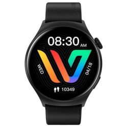 Smartwatch Weofly Curve czarny. Czarne smartbandy WEOFLY, bez wzorów. Za 179.99 zł.