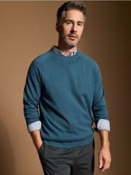 Sweter - Inny. Swetry męskie Sinsay, l, bez wzorów, bez kołnierzyka, bez ramiączek. W wyprzedaży za 24.99 zł.