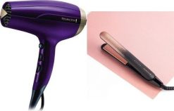 Suszarka Remington D5219 + Prostownica Remington S5305. Suszarki do włosów Remington. Za 179.00 zł.