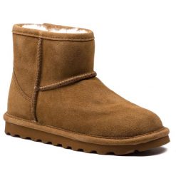 Śniegowce Bearpaw. Brązowe śniegowce damskie Bearpaw, bez zapięcia. Za 469.99 zł.