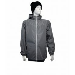 Kurtka wodoodporna Élémenterre Bragg. Szare kurtki męskie Elementerre, l, bez wzorów, z softshellu, sportowe, bez kaptura. Za 284.50 zł.