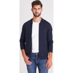 GRANATOWY SWETER JOOP! COLLECTION ROZPINANY. Niebieskie swetry męskie JOOP! Jeans, l, bez wzorów, klasyczne, bez kołnierzyka, bez ramiączek. Za 349.50 zł.