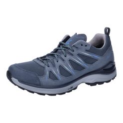 Buty trekkingowe męskie Lowa Innox Evo Ii Gtx. Niebieskie buty zimowe męskie Lowa, bez wzorów, z materiału, bez obcasa, bez zapięcia. Za 954.00 zł.