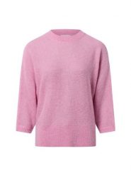 Fynch-Hatton Sweter damski z dzianiny z zawartością alpaki Kobiety różowy marmurkowy, S. Czerwone swetry nierozpinane damskie Fynch-Hatton, s, bez wzorów, z dzianiny, bez kołnierzyka, bez ramiączek. Za 499.95 zł.