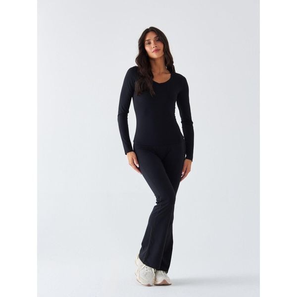 Legginsy Dzwony - Morning Dew BeShaped. Czarne legginsy damskie BESHAPED, bez wzorów, z elastanu. Za 219.00 zł.