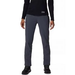Damskie spodnie turystyczne Mountain Hardwear Dynama Lined High Rise. Szare spodnie sportowe damskie MOUNTAIN HARDWEAR, bez wzorów, sportowe, z podwyższonym stanem, trekkingowe. Za 439.00 zł.