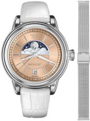 Zegarek damski Aviator V.1.33.0.259.4.WM-SET srebrny. Szare zegarki damskie AVIATOR, srebrne. Za 3,116.57 zł.