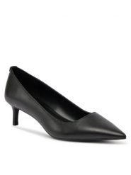 MICHAEL Michael Kors Szpilki Alina Flex Kitten Pump 40R3ALMP1L Czarny. Czarne szpilki damskie MICHAEL Michael Kors, bez wzorów, ze skóry, bez obcasa, na szpilce, bez zapięcia. Za 419.99 zł.