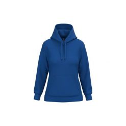 Bluza damska z kapturem Kariban. Niebieskie bluzy damskie KARIBAN, xl, bez wzorów, z bawełny, bez ramiączek, z kapturem. Za 181.00 zł.