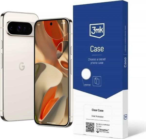 Smartfon Pixel 9 Pro XL 5G 16/128GB Porcelanowy (GA05980-GB) + Etui Clear Case. Białe smartfony Google. Za 3,771.00 zł.