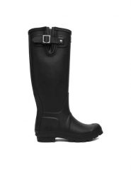Hunter Kalosze CWB-HFW-004 Czarny. Czarne kalosze damskie Hunter, bez wzorów, z kauczuku, bez zapięcia. Za 279.99 zł.