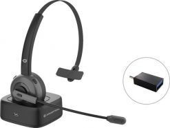 Słuchawki Conceptronic CONCEPTRONIC Headset Wireless Bluetooth mit Ladestation sw. Słuchawki bezprzewodowe Conceptronic. Za 329.55 zł.