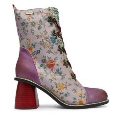 Botki Laura Vita. Botki damskie Laura Vita, bez wzorów, bez obcasa, na słupku, bez zapięcia. Za 709.99 zł.