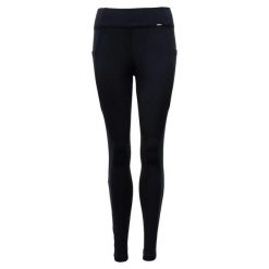 Damskie legginsy jeździeckie z pełną przyczepnością Premiere Bouvardia. Czarne legginsy damskie PREMIERE, bez wzorów, z elastanu. Za 211.50 zł.