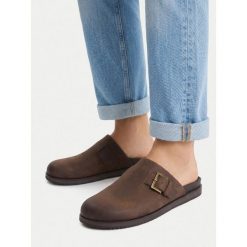 Klapki G-Star. Brązowe klapki męskie G-Star, bez wzorów, bez zapięcia. Za 144.99 zł.