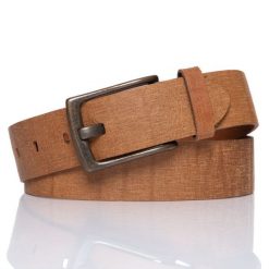 MUSTANG PASEK SKÓRZANY 40 mm SOPO-MUS064. Brązowe paski męskie Mustang, ze skóry, klasyczne. W wyprzedaży za 39.99 zł.