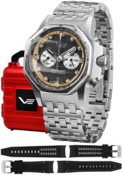 Zegarek męski Vostok Europe VK64-640A698B srebrny. Szare zegarki męskie Vostok Europe, bez wzorów, srebrne. Za 7,609.89 zł.