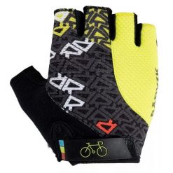 Męskie Rękawiczki Bez Palców Z Logo Runde. Czarne rękawiczki męskie RADVIK, bez wzorów. Za 67.99 zł.