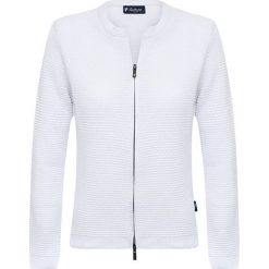 Kardigan w kolorze białym. Białe kardigany damskie Denim Culture, s, bez wzorów, z bawełny, bez kołnierzyka. W wyprzedaży za 144.95 zł.