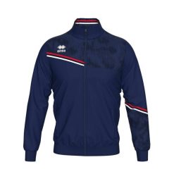 Bluza Errea Erick Kurtka Ad Dorośli. Niebieskie kurtki sportowe męskie ERREA, s, bez wzorów, z materiału, bez kaptura, do biegania. Za 195.00 zł.