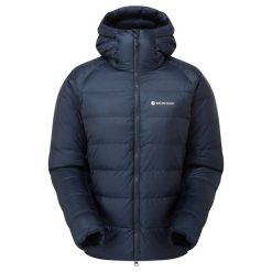 Damska kurtka z kapturem Montane Kamen. Niebieskie kurtki sportowe damskie Montane, na zimę, l, bez wzorów, z materiału, bez ramiączek, z kapturem, narciarskie. Za 2,159.05 zł.