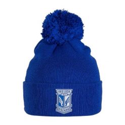Czapka zimowa Lech Poznań z herbem klubu. Czapki damskie KKS LECH POZNAŃ, na zimę, bez wzorów, sportowe. Za 49.99 zł.